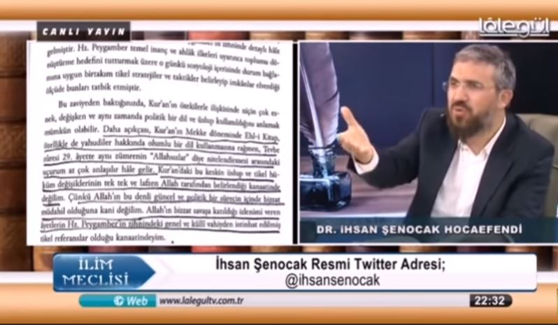 Dr.İhsan Şenocak Hocaefendi -Tarihselci Mustafa Öztürk'e  Müthiş Reddiye